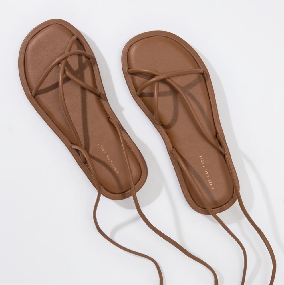 American Eagle Outfitters Brown Gladiator Sandals Size 10‎